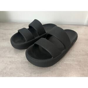 Victoria's Seret PINK Pillow Slides Shower Shoes Water Proof Sz Small Sz 5/6